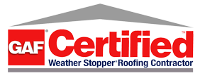 GAF Certified roofing contractor badge